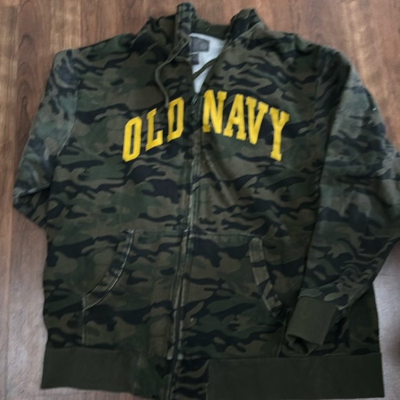 Old Navy Camo zip up XXL - Picture 1 of 1